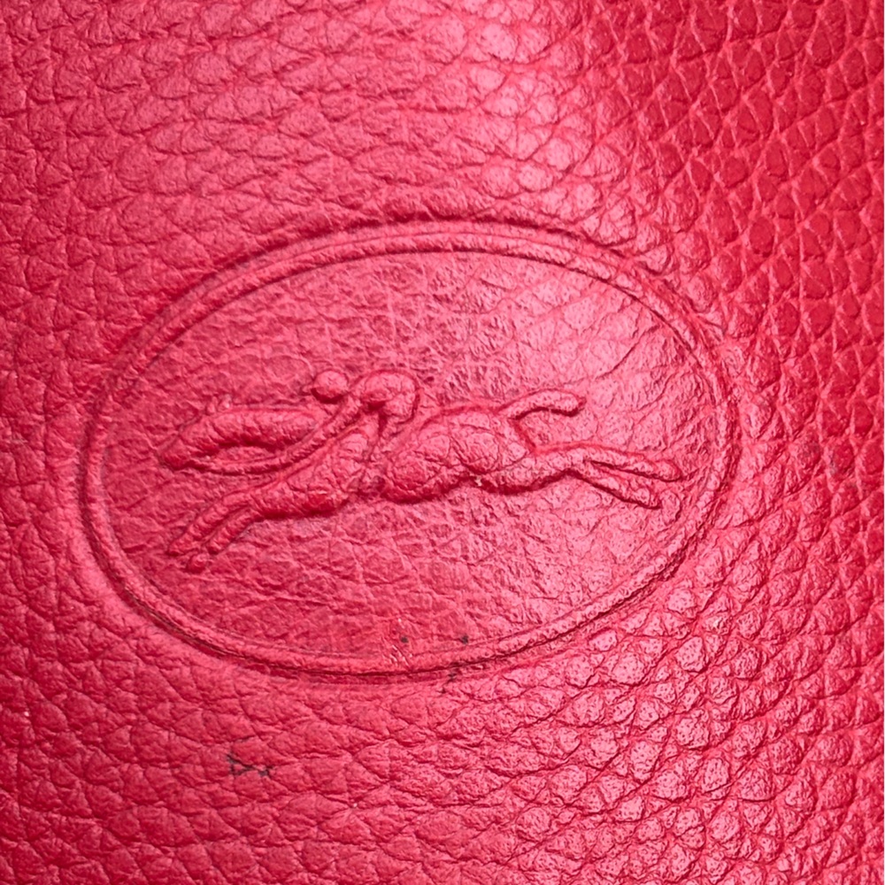 Longchamp Leather Red Mini-Backpack - image 4